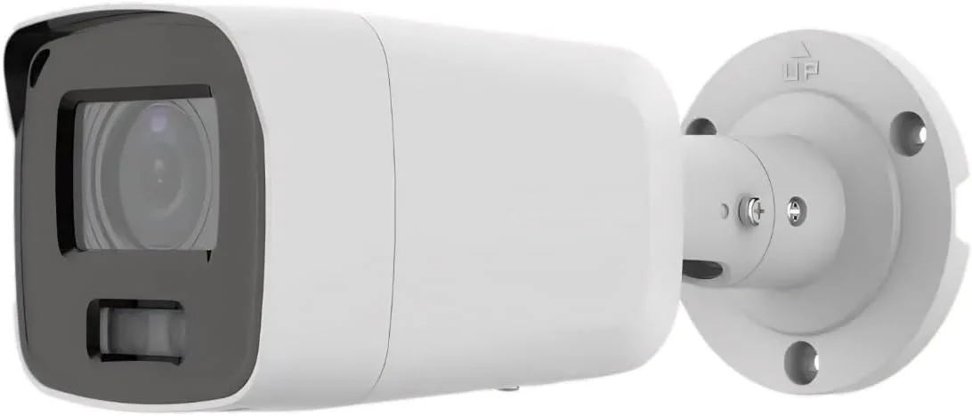 دوربین تحت شبکه رنگی DS-2CD2087G2-LU 2.8mm با کیفیت 8 مگاپیکسل 4K، دوربین بولت Color VU، دوربین مداربسته دام، تشخیص هوشمند انسان/خودرو، H.265+، WDR 130dB، میکروفون داخلی، IP67