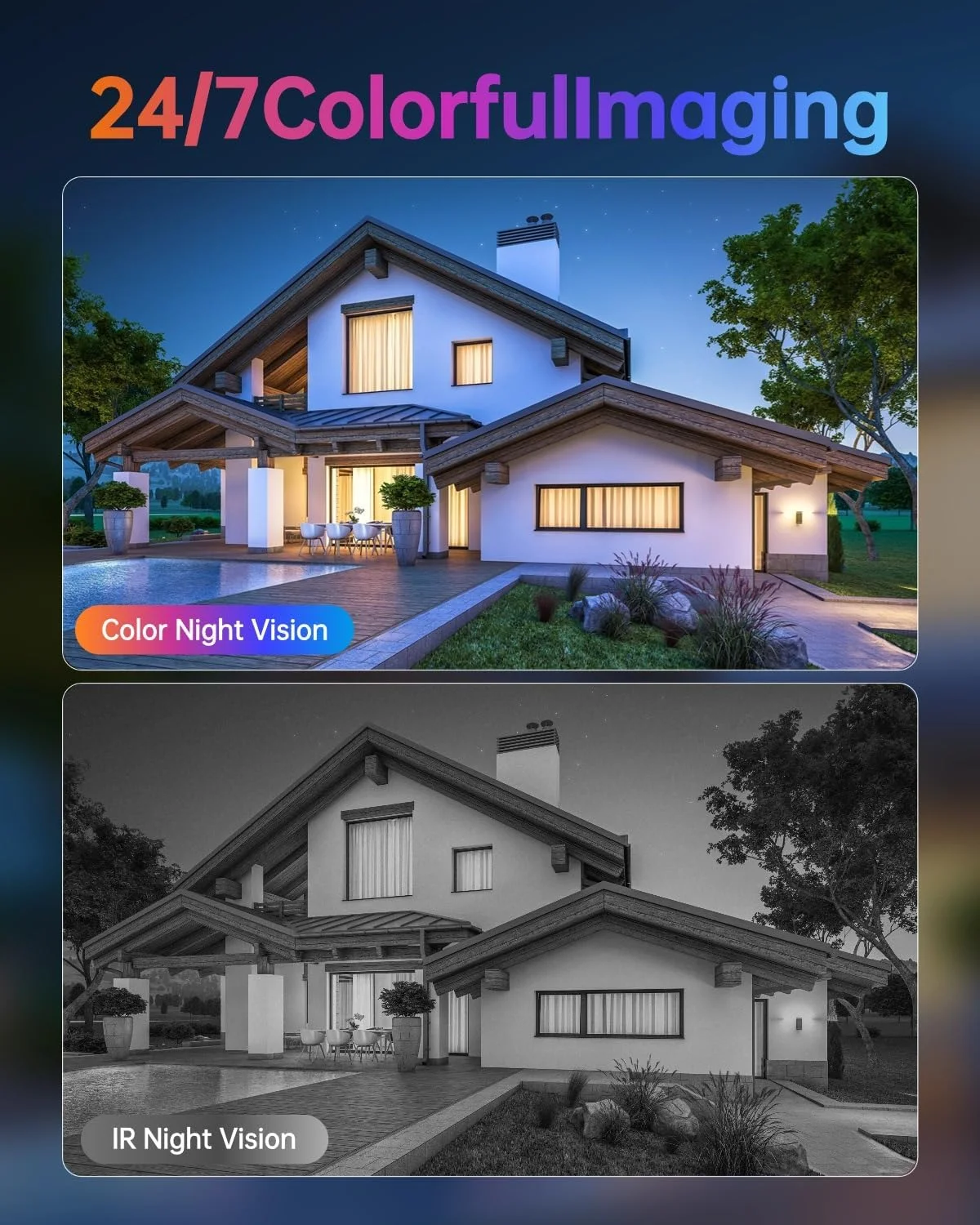 دوربین تحت شبکه رنگی DS-2CD2087G2-LU 2.8mm با کیفیت 8 مگاپیکسل 4K، دوربین بولت Color VU، دوربین مداربسته دام، تشخیص هوشمند انسان/خودرو، H.265+، WDR 130dB، میکروفون داخلی، IP67