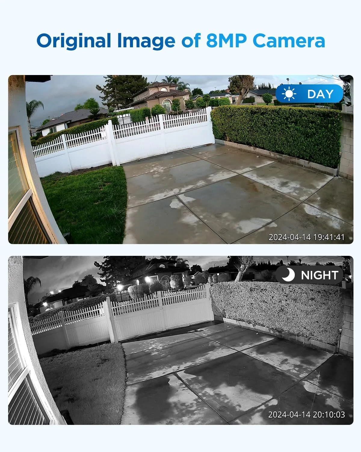 سیستم دوربین مداربسته 4K PoE، ان وی آر 8 کانال H.265 با هارد دیسک 2 ترابایتی، تشخیص انسان و وسیله نقلیه با هوش مصنوعی و دید در شب، 8 عدد دوربین دام 8 مگاپیکسلی IP67 تجاری با میکروفون داخلی، ضبط 24/7، LY97AX8M0808