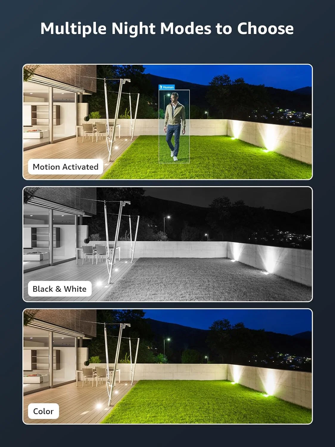 سیستم دوربین مداربسته تحت شبکه ANNKE H800 PoE، سیستم امنیتی NVR 8 کاناله 4K با هارد دیسک 2 ترابایتی، 4 عدد دوربین IP دام بیرونی با قابلیت تشخیص شخص/وسیله نقلیه، ضد آب و هوا IP67، دید در شب رنگی، دسترسی از راه دور