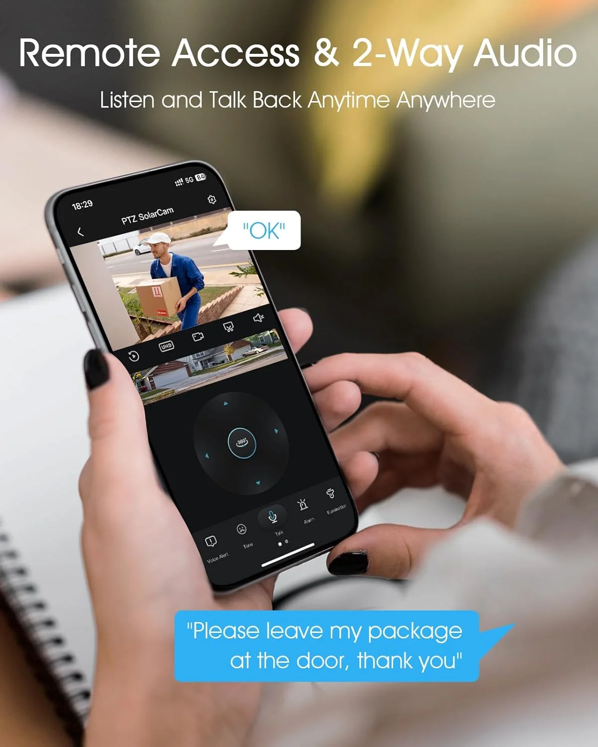 دوربین های امنیتی خورشیدی بی سیم ANRAN 2K برای فضای باز، دوربین نظارتی خانگی وای فای 2.4G با پنل خورشیدی ثابت، PTZ 360 درجه، تشخیص انسان PIR، دید در شب رنگی 3 مگاپیکسلی، ارتباط دو طرفه، بسته 2 عددی، Q04 دوربین های امنیتی خورشیدی بی سیم ANRAN 2K برای فضای باز، دوربین نظارتی خانگی وای فای 2.4G با پنل خورشیدی ثابت، PTZ 360 درجه، تشخیص انسان PIR، دید در شب رنگی 3 مگاپیکسلی، ارتباط دو طرفه، بسته 2 عددی، Q04