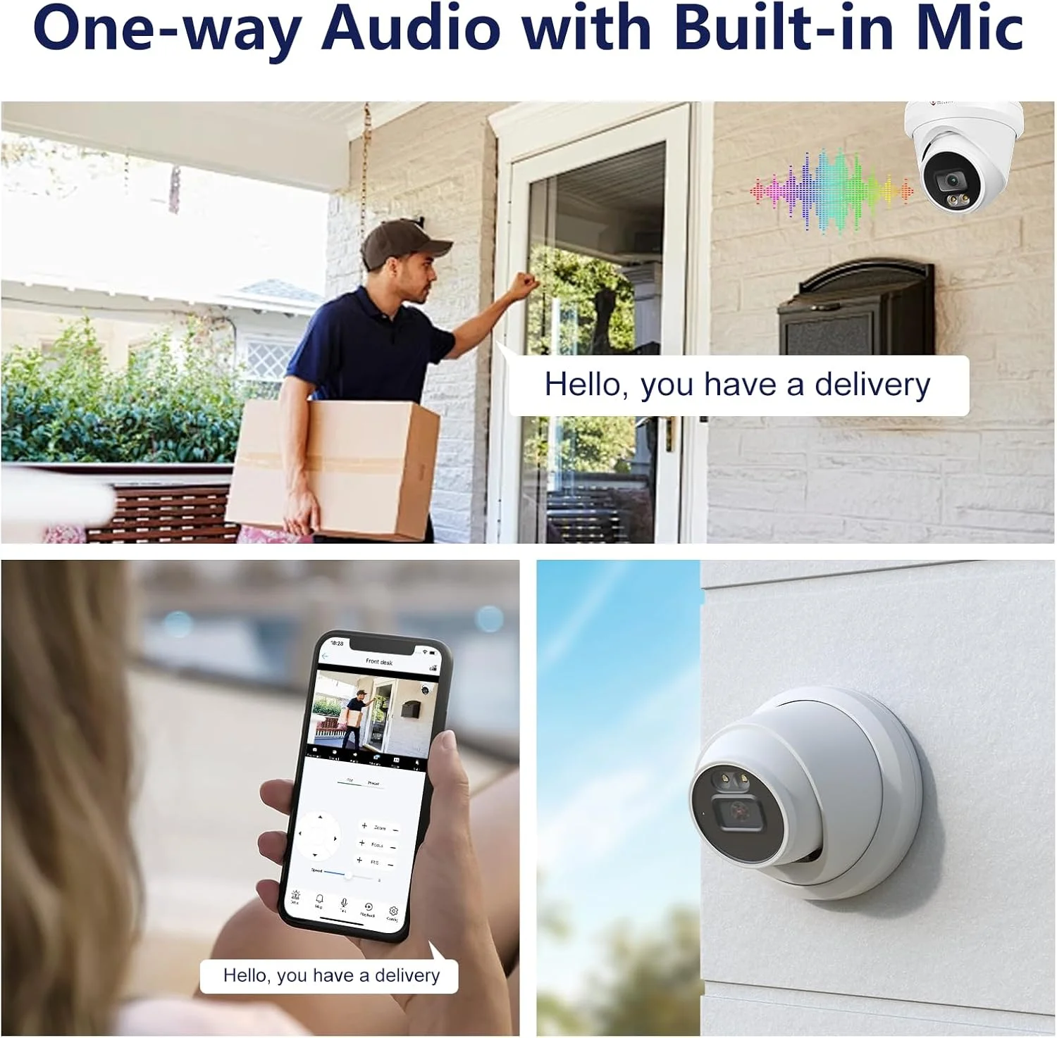 دوربین مداربسته تحت شبکه 8 مگاپیکسلی Anpviz با قابلیت دید در شب رنگی هوشمند تا 30 متر، دوربین امنیتی برجکی با قابلیت تشخیص انسان و وسیله نقلیه، دوربین مداربسته POE با بدنه فلزی، میکروفون داخلی، سازگار با NDAA دوربین مداربسته تحت شبکه 8 مگاپیکسلی Anpviz با قابلیت دید در شب رنگی هوشمند تا 30 متر، دوربین امنیتی برجکی با قابلیت تشخیص انسان و وسیله نقلیه، دوربین مداربسته POE با بدنه فلزی، میکروفون داخلی، سازگار با NDAA