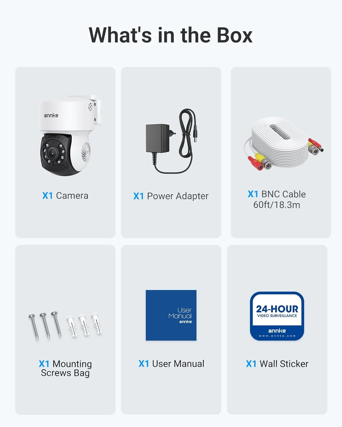 دوربین مداربسته دام PT با کیفیت 1080P 2MP AHD ANNKE با چرخش 350 درجه افقی و 90 درجه عمودی، دید در شب 30 متری، دوربین امنیتی ضد آب IP65 برای استفاده در فضای باز، سازگاری گسترده - APT200 دوربین مداربسته دام PT با کیفیت 1080P 2MP AHD ANNKE با چرخش 350 درجه افقی و 90 درجه عمودی، دید در شب 30 متری، دوربین امنیتی ضد آب IP65 برای استفاده در فضای باز، سازگاری گسترده - APT200