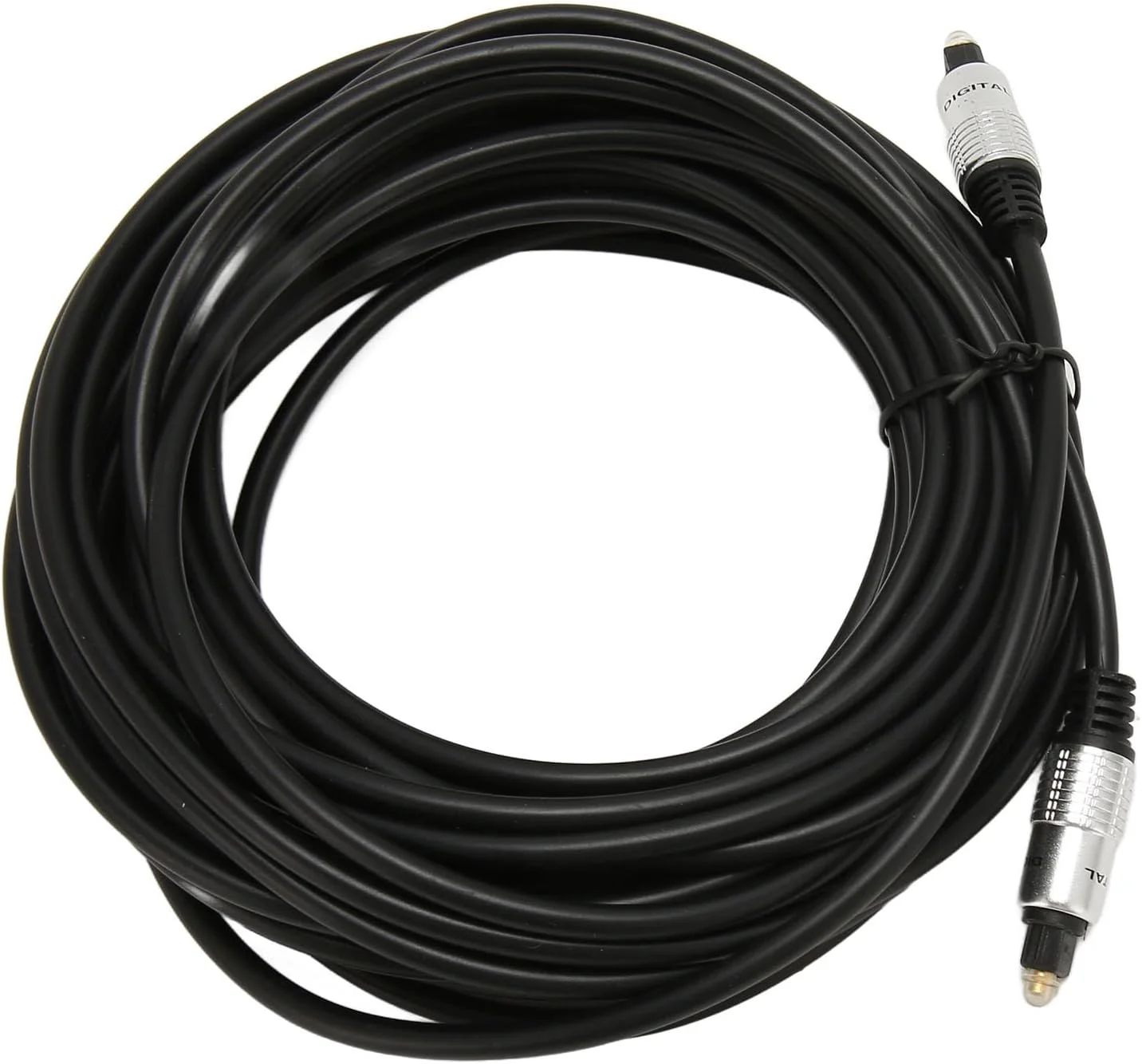 کابل نوری صدای شفاف با کانکتور روکش طلا برای دیجیتال پلاس و بدنه آلیاژ آلومینیوم (10 متر)