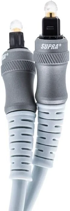 کابل فیبر نوری Supra Cables 1003100045، طول 2 متر، TOSLINK، آبی