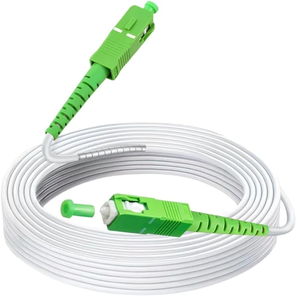 کابل فیبر نوری پرسرعت SC/APC به SC/APC - مناسب برای Bouygues Orange Fibre - طول 10 متر