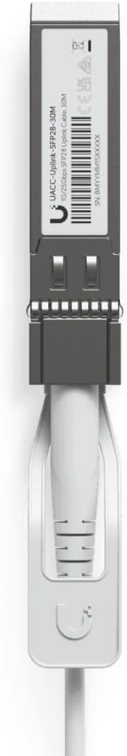 کابل فیبر نوری یوبیکویتی مدل UACC-UPLINK-SFP28-30M InfiniBand SFP28 25 Gbps طول 30 متر - سفید