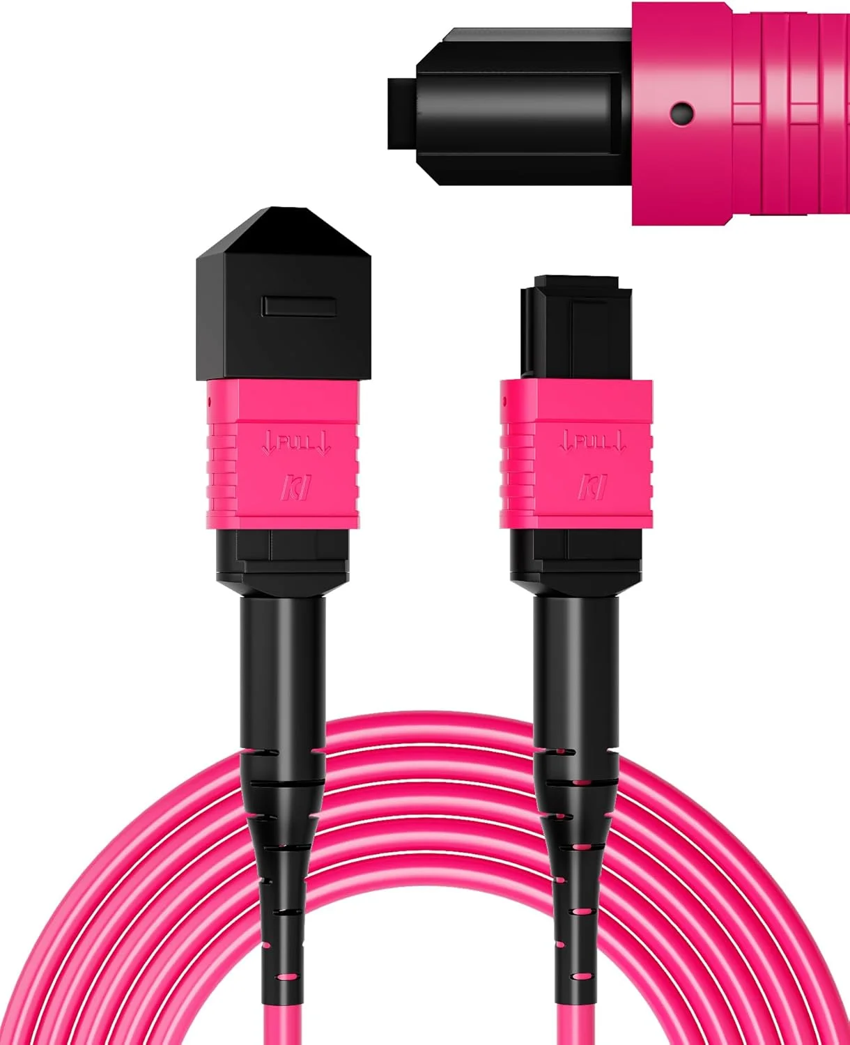 کابل فیبر نوری MPO به MPO OM4 وندسیل، 12 رشته