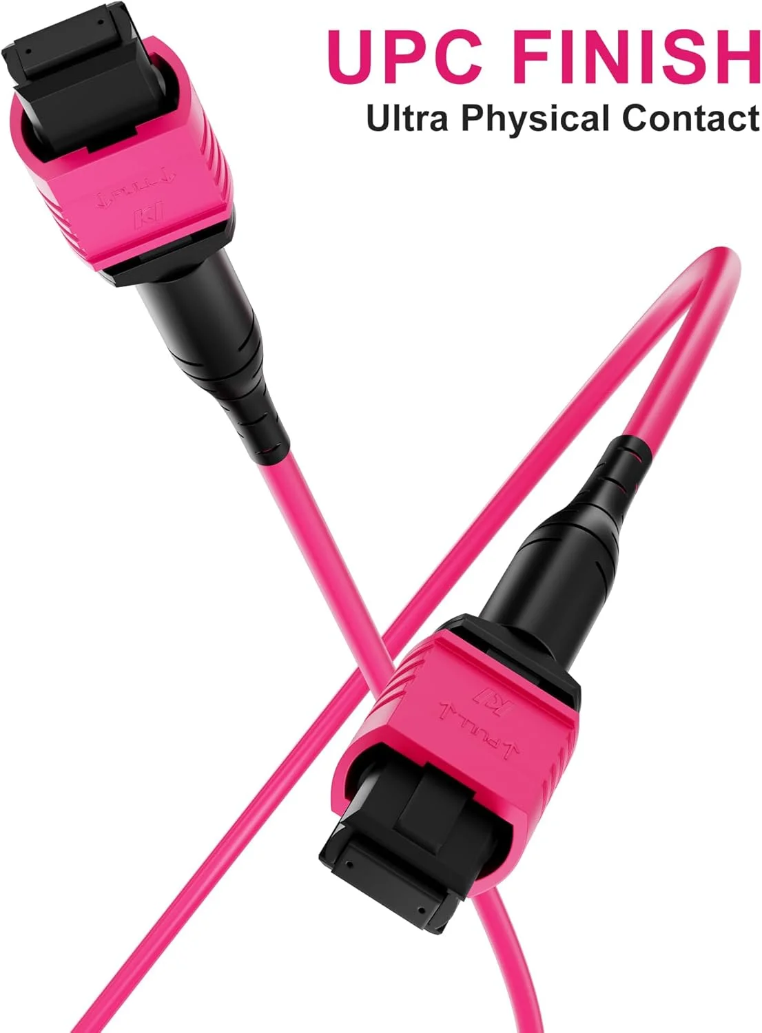 کابل فیبر نوری MPO به MPO OM4 وندسیل، 12 رشته کابل فیبر نوری MPO به MPO OM4 وندسیل، 12 رشته