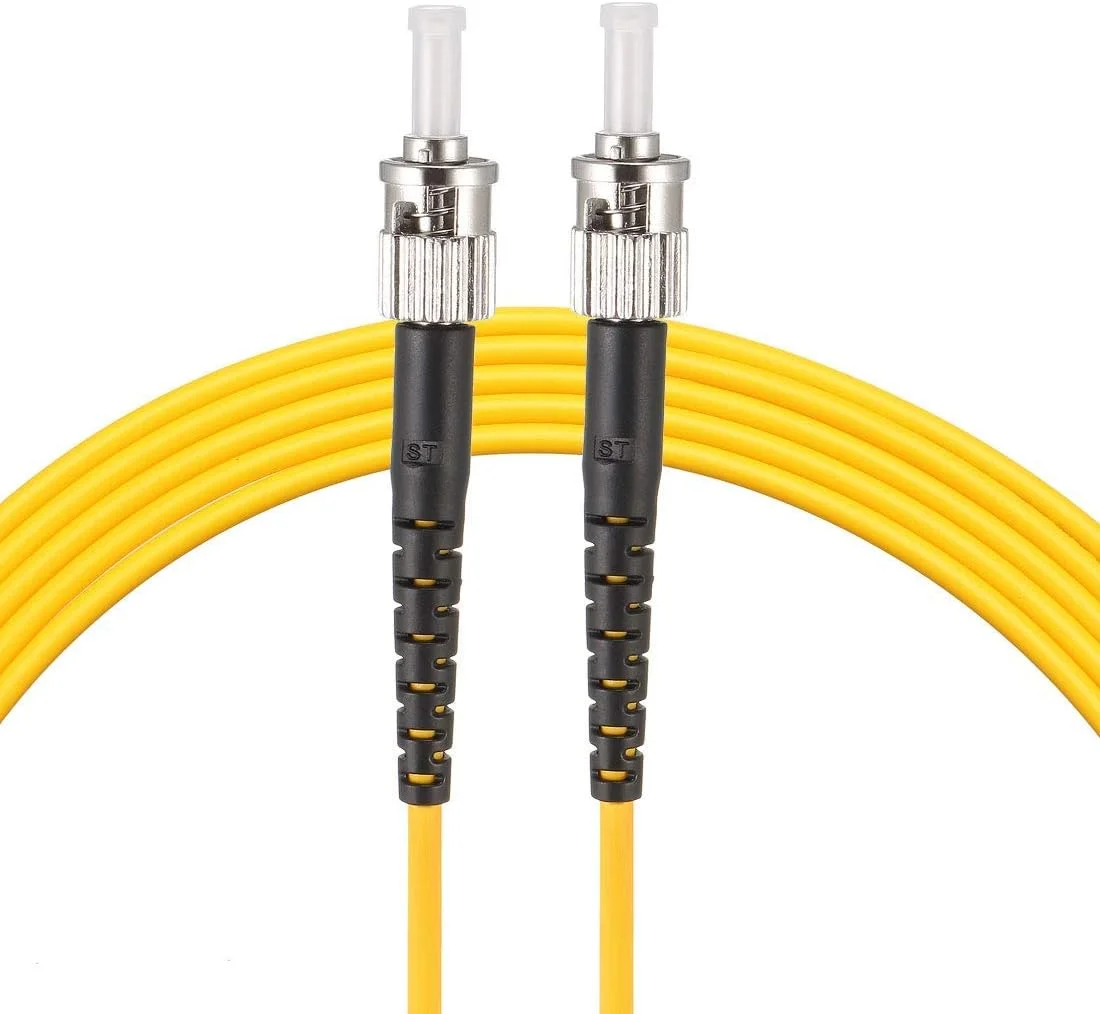 کابل فیبر نوری 10 متری ST به ST، سیم رابط نوری ST-ST، 2 عدد