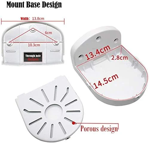 پایه نگهدارنده دیواری دوربین دام امنیتی جهانی، آلیاژ آلومینیوم، مناسب برای نصب دوربین مداربسته دام و PTZ در فضای داخلی و خارجی