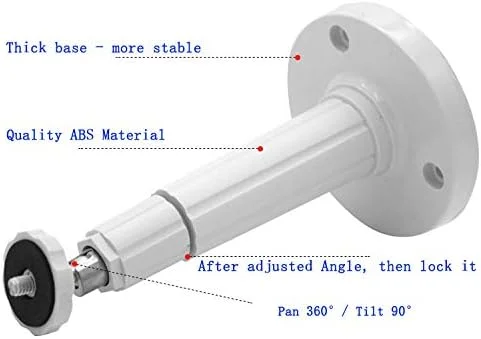 پایه دوربین مداربسته قابل تنظیم جهانی بستگا مدل BS08، پایه دیواری سقفی 170 میلیمتری با قابلیت چرخش 360 درجه برای دوربین های مداربسته CCTV CCD دام و بولت، مناسب سیستم نظارت خانگی پایه دوربین مداربسته قابل تنظیم جهانی بستگا مدل BS08، پایه دیواری سقفی 170 میلیمتری با قابلیت چرخش 360 درجه برای دوربین های مداربسته CCTV CCD دام و بولت، مناسب سیستم نظارت خانگی