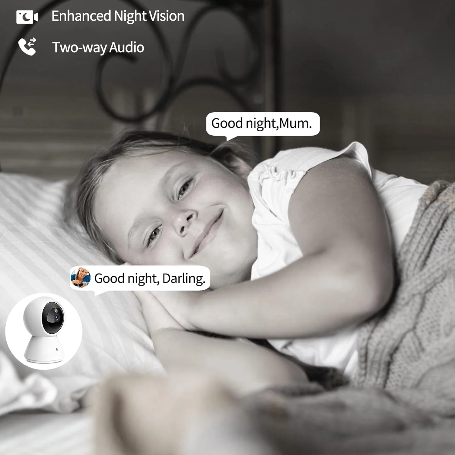 دوربین مداربسته داخلی 4 مگاپیکسلی BJR، دوربین مداربسته وای فای 2.4/5 گیگاهرتز، دوربین حیوانات خانگی، دوربین کودک، دید در شب، صدای دو طرفه، ردیابی حرکت هوش مصنوعی، دوربین حیوانات خانگی سازگار با الکسا دوربین مداربسته داخلی 4 مگاپیکسلی BJR، دوربین مداربسته وای فای 2.4/5 گیگاهرتز، دوربین حیوانات خانگی، دوربین کودک، دید در شب، صدای دو طرفه، ردیابی حرکت هوش مصنوعی، دوربین حیوانات خانگی سازگار با الکسا