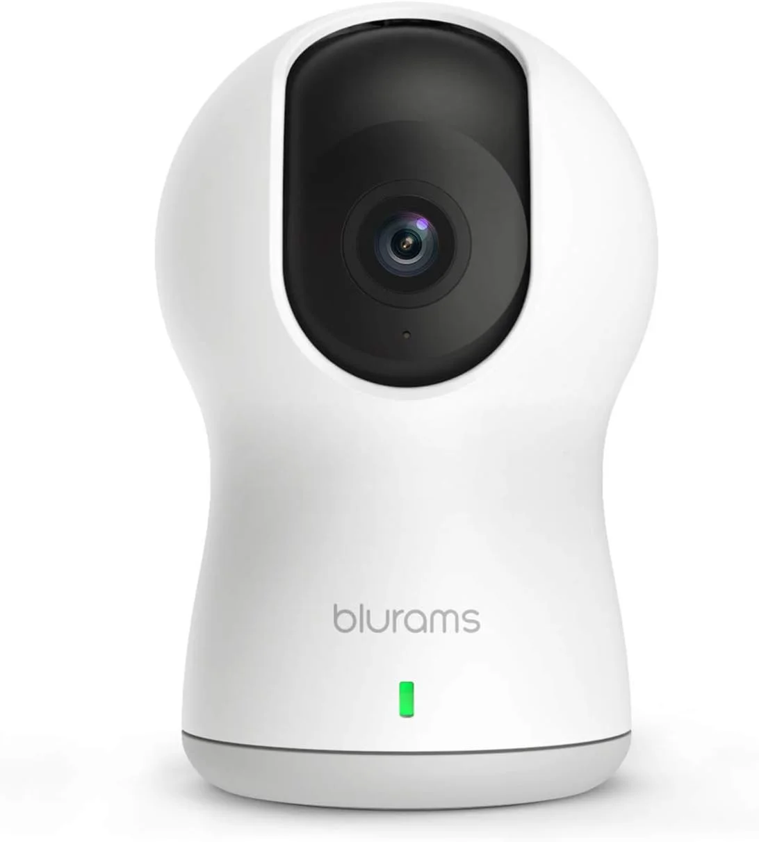 دوربین امنیتی چرخشی Blurams Dome Pro 1080P با قابلیت تشخیص حرکت و صدا، دید در شب و صدای دو طرفه - A30C
