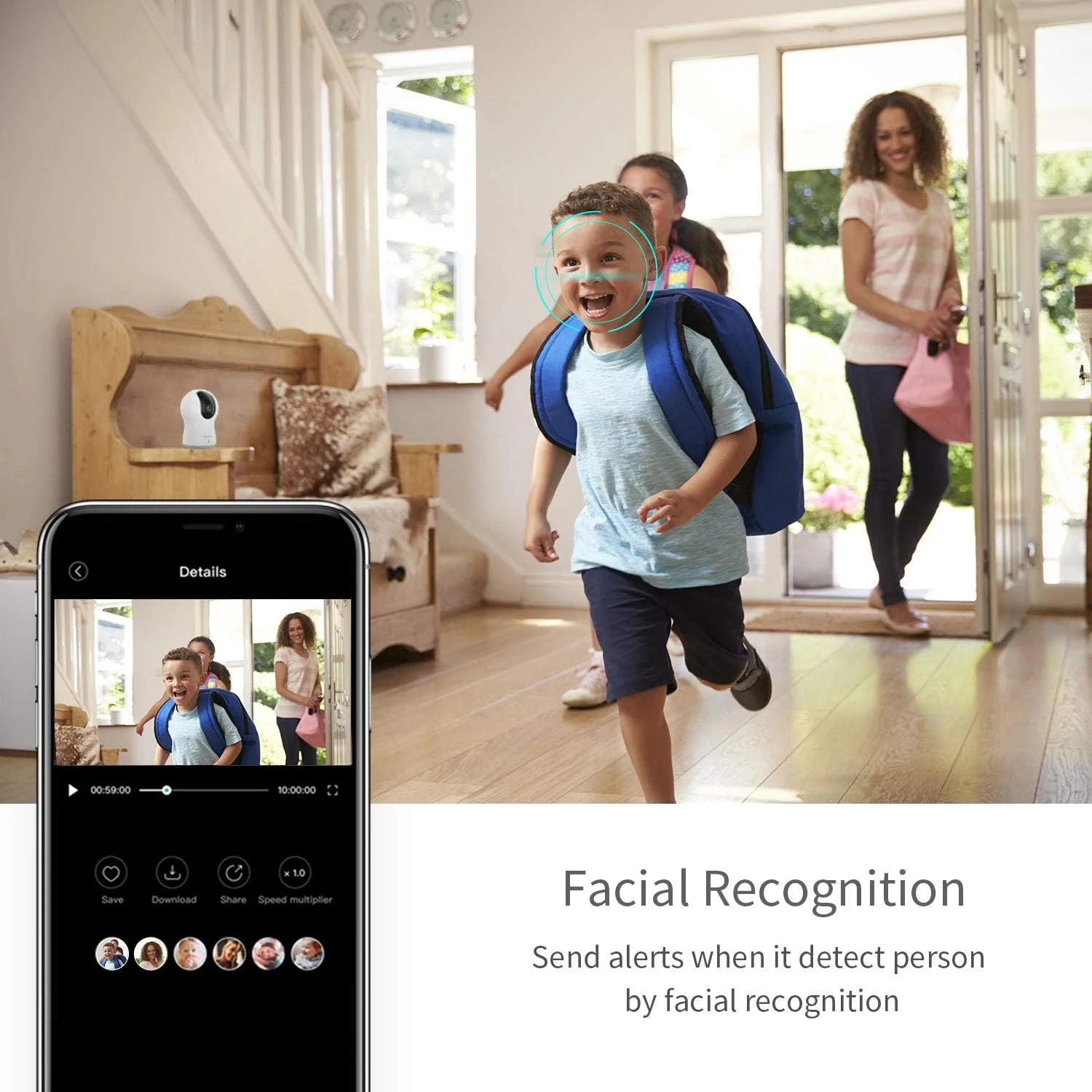دوربین امنیتی چرخشی Blurams Dome Pro 1080P با قابلیت تشخیص حرکت و صدا، دید در شب و صدای دو طرفه - A30C دوربین امنیتی چرخشی Blurams Dome Pro 1080P با قابلیت تشخیص حرکت و صدا، دید در شب و صدای دو طرفه - A30C