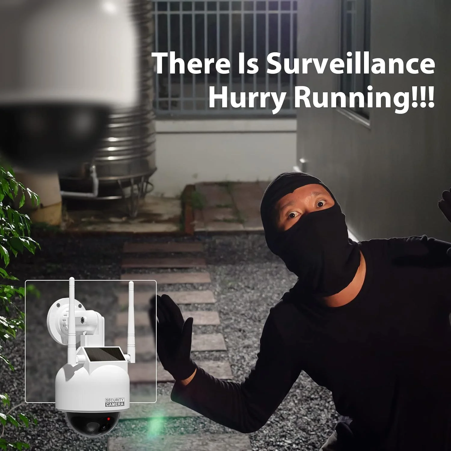 دوربین مداربسته جعلی خورشیدی BNT برای فضای باز، دوربین های نظارتی شبیه سازی شده با نور LED قرمز چشمک زن و برچسب دوربین مداربسته، دوربین گنبدی جعلی برای امنیت خانه و مشاغل در داخل و خارج از منزل دوربین مداربسته جعلی خورشیدی BNT برای فضای باز، دوربین های نظارتی شبیه سازی شده با نور LED قرمز چشمک زن و برچسب دوربین مداربسته، دوربین گنبدی جعلی برای امنیت خانه و مشاغل در داخل و خارج از منزل