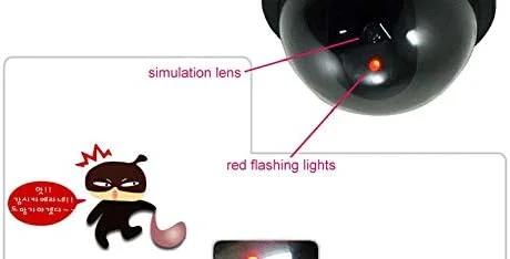 چهار عدد دوربین مداربسته دام امنیتی تقلبی با چراغ LED قرمز چشمک زن چهار عدد دوربین مداربسته دام امنیتی تقلبی با چراغ LED قرمز چشمک زن