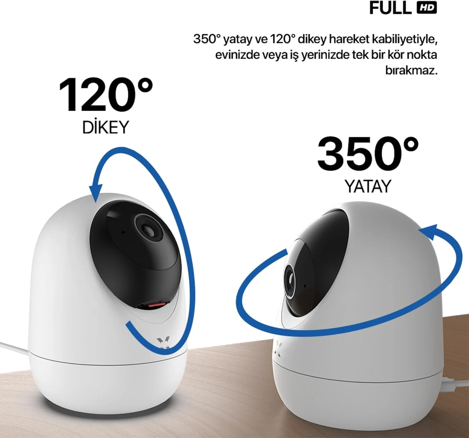 دوربین هوشمند وای فای زنون اسمارت، تصویر شفاف، دید در شب، ارتباط دو طرفه با میکروفون، سفید دوربین هوشمند وای فای زنون اسمارت، تصویر شفاف، دید در شب، ارتباط دو طرفه با میکروفون، سفید