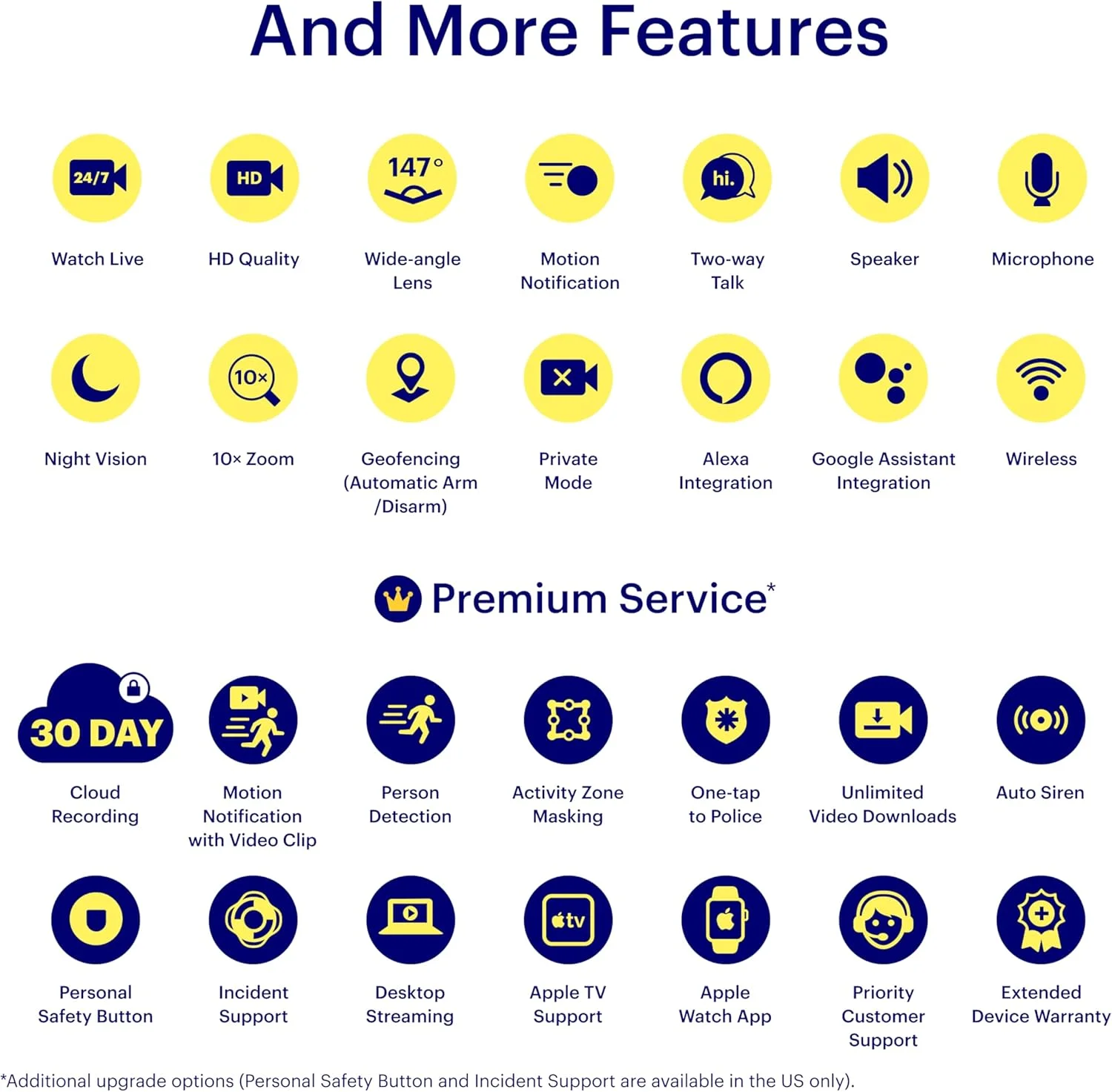 دوربین امنیتی داخلی 1080p HD با لنز واید، هشدارهای حرکت/شخص، سازگار با الکسا، نظارت بر حیوانات خانگی/سالمندان/کودک، طراحی برنده جایزه دوربین امنیتی داخلی 1080p HD با لنز واید، هشدارهای حرکت/شخص، سازگار با الکسا، نظارت بر حیوانات خانگی/سالمندان/کودک، طراحی برنده جایزه