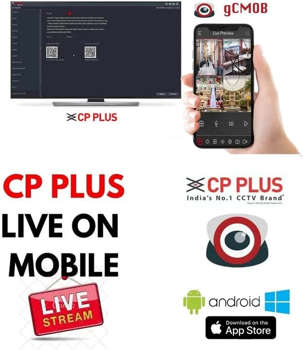 دستگاه ضبط تصاویر 4 کانال Clocite CP Plus به همراه 4 دوربین دام 5 مگاپیکسلی (Guard+) با تصویربرداری رنگی 24/7 (دید رنگی روز/شب) + هارد دیسک 1 ترابایتی + کابل مسی (1+3) + منبع تغذیه 4 کانال + کیت کامل اتصالات BNC و DC دستگاه ضبط تصاویر 4 کانال Clocite CP Plus به همراه 4 دوربین دام 5 مگاپیکسلی (Guard+) با تصویربرداری رنگی 24/7 (دید رنگی روز/شب) + هارد دیسک 1 ترابایتی + کابل مسی (1+3) + منبع تغذیه 4 کانال + کیت کامل اتصالات BNC و DC