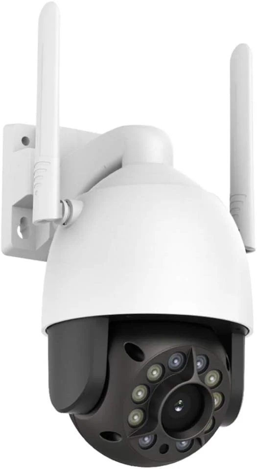 دوربین مداربسته وای فای CLX 1080P Camhi IP، 2 مگاپیکسل، دام، مناسب فضای باز، دارای صدای دو طرفه، نظارت تصویری بی سیم، ضد آب، قابلیت چرخش افقی/عمودی، WIFI + کارت حافظه 32 گیگابایتی