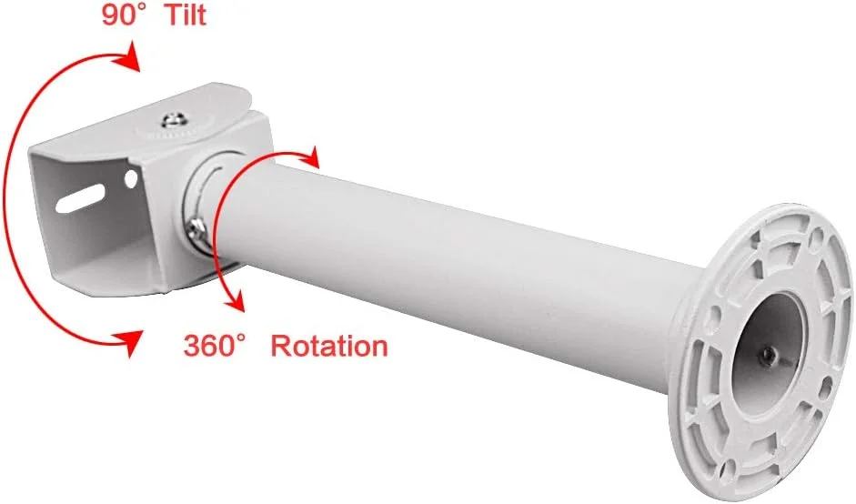 پایه نگهدارنده دوربین مداربسته، پایه دیواری قابل تنظیم جهانی برای دوربین مداربسته/ دوربین دام / دوربین آی پی / 20 سانتیمتر پایه نگهدارنده دوربین مداربسته، پایه دیواری قابل تنظیم جهانی برای دوربین مداربسته/ دوربین دام / دوربین آی پی / 20 سانتیمتر