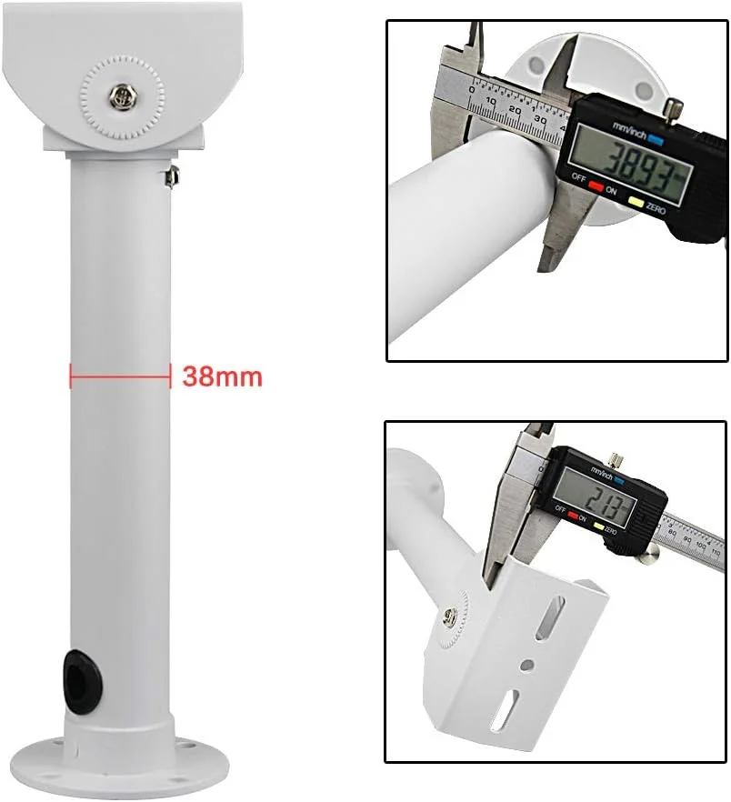 پایه نگهدارنده دوربین مداربسته، پایه دیواری قابل تنظیم جهانی برای دوربین مداربسته/ دوربین دام / دوربین آی پی / 20 سانتیمتر پایه نگهدارنده دوربین مداربسته، پایه دیواری قابل تنظیم جهانی برای دوربین مداربسته/ دوربین دام / دوربین آی پی / 20 سانتیمتر