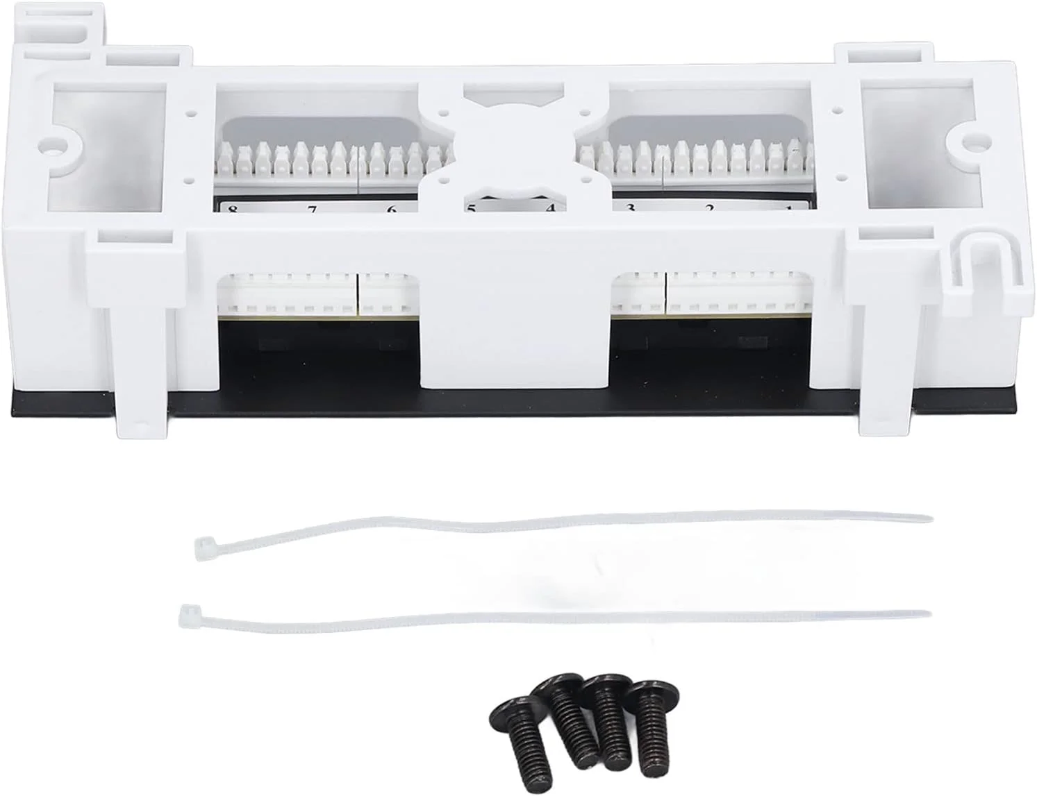 پچ پنل 8 پورت، پچ پنل، رک مونت کابل CAT6، کابل برای 22 تا 26AWG، اترنت