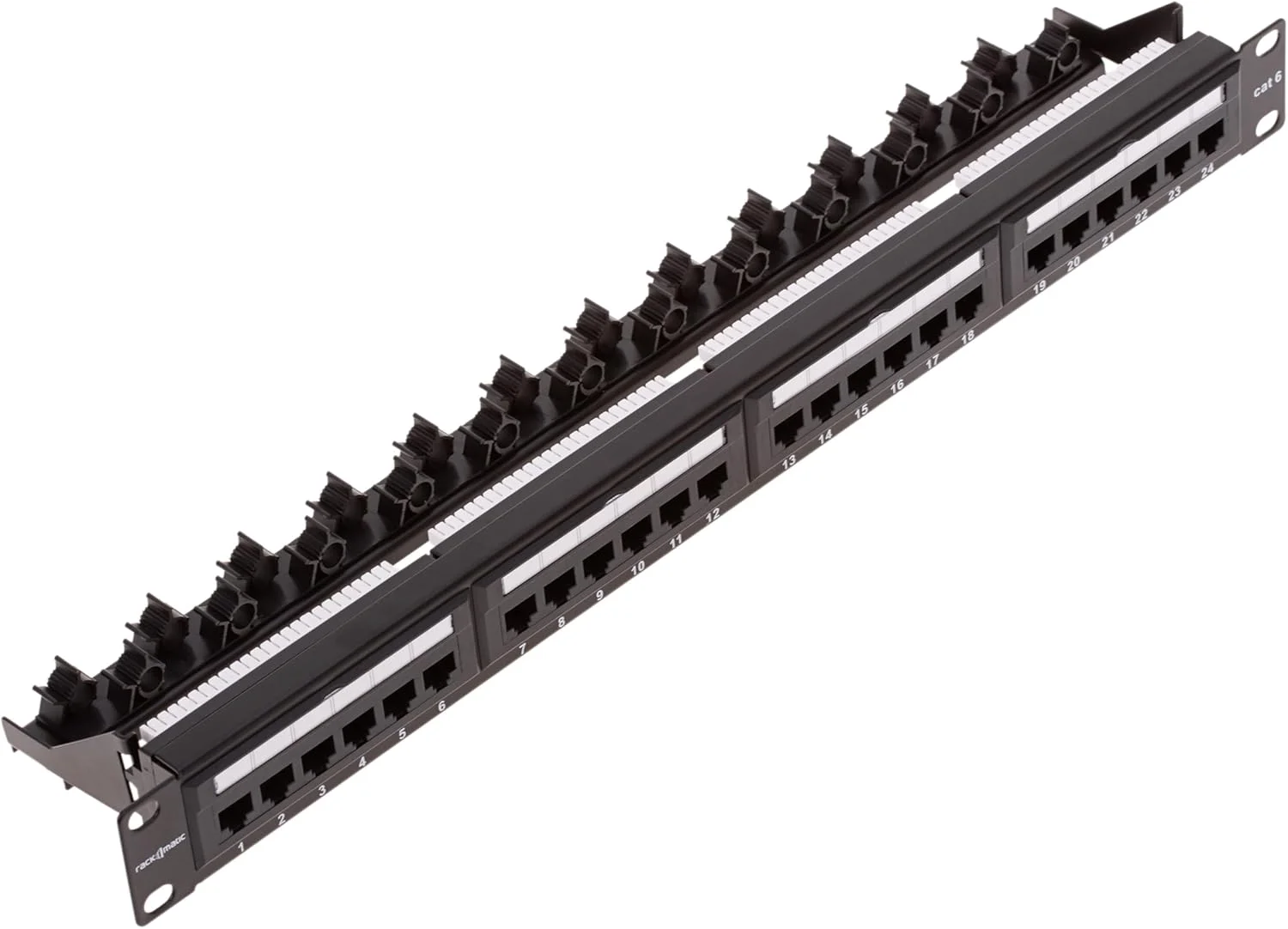 پنل پچ کورد 24 پورت RJ45 UTP Cat.6 اترنت 1 گیگابیت