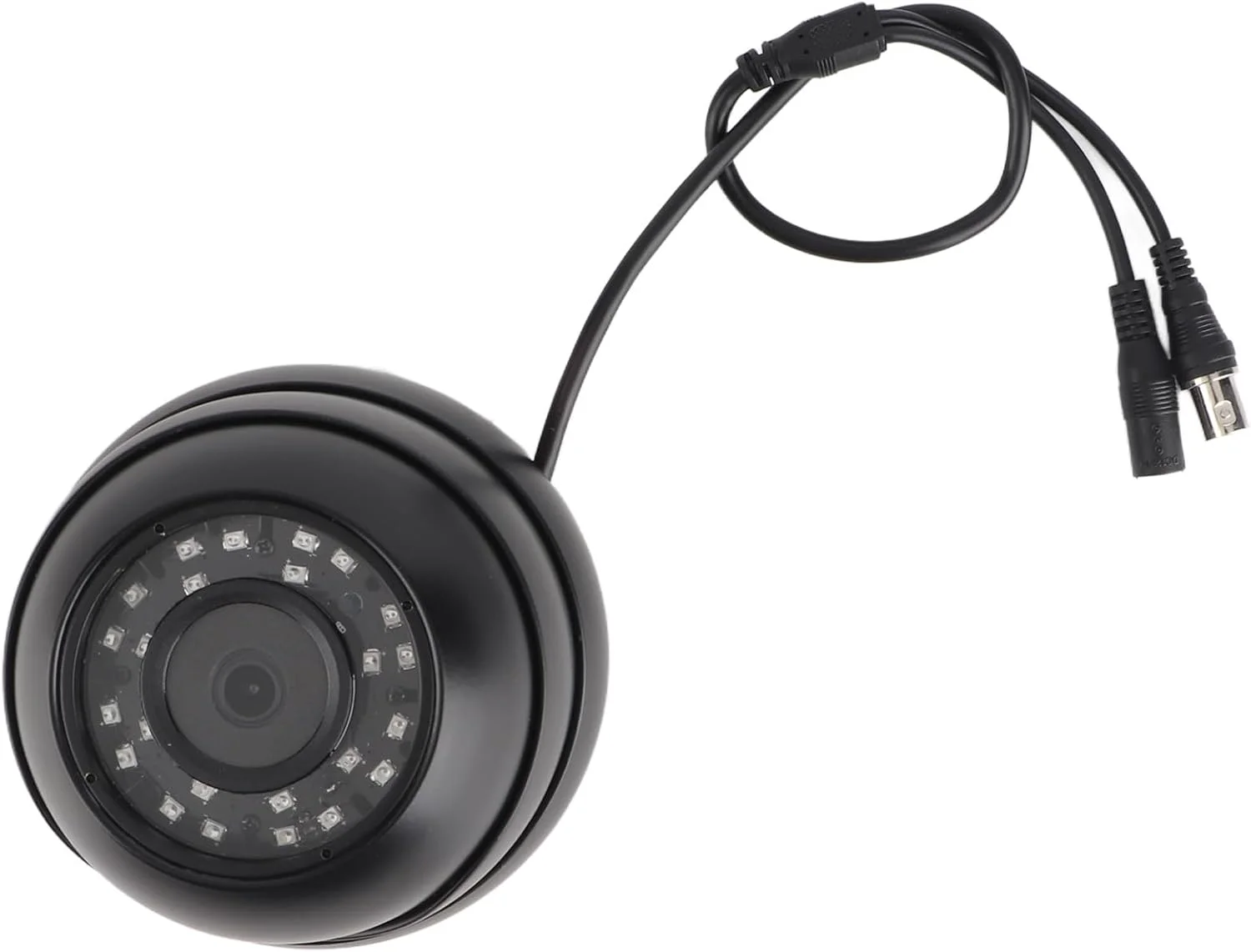 دوربین مداربسته دام 1080P با زاویه دید گسترده 120 درجه، 14 LED دید در شب، 360 درجه قابل تنظیم با صدا برای اتوبوس، کامیون، کابین (مشکی)