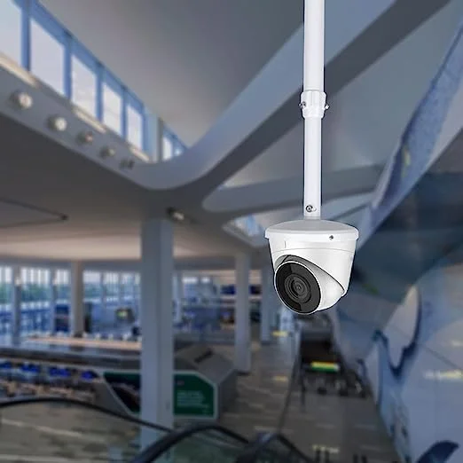 پایه سقفی گنبدی سفید رنگ با میله قابل افزایش طول برای دوربین های مداربسته تحت شبکه، (30 تا 60 سانتی متر) پایه نصب قابل تنظیم برای سیستم دوربین مداربسته امنیتی، پوشش رنگ پودری فلزی جامد پایه سقفی گنبدی سفید رنگ با میله قابل افزایش طول برای دوربین های مداربسته تحت شبکه، (30 تا 60 سانتی متر) پایه نصب قابل تنظیم برای سیستم دوربین مداربسته امنیتی، پوشش رنگ پودری فلزی جامد