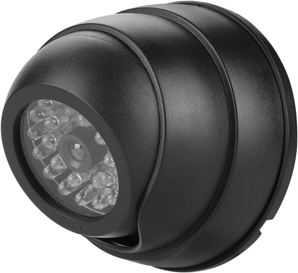 دوربین مداربسته جعلی، دوربین دام ضد آب LED چشمک زن نصب شده روی دیوار، دوربین نظارتی خارجی داخلی و خارجی با 30 عدد LED مادون قرمز برای خانه/انبار