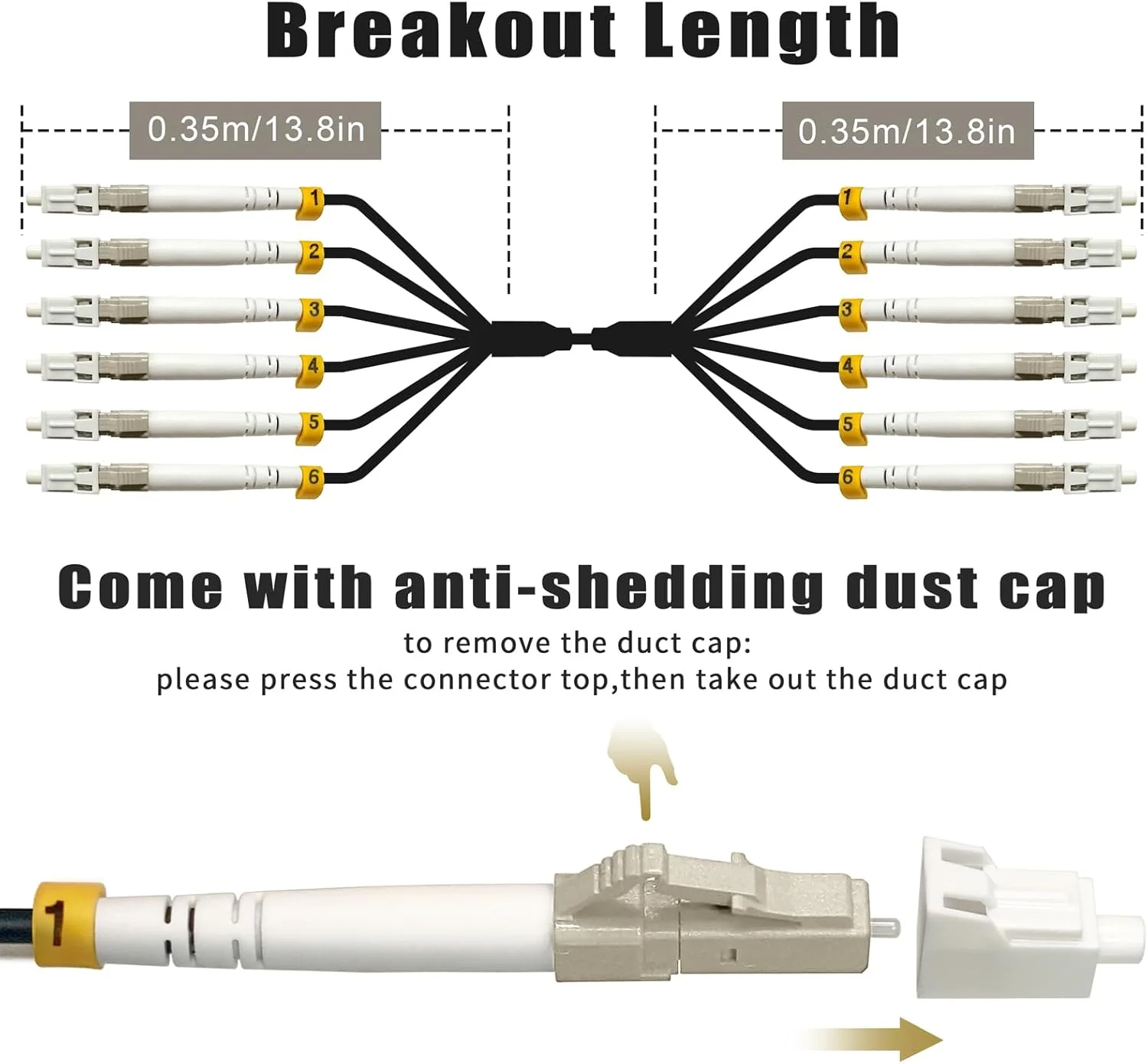 کابل فیبر نوری زره دار صنعتی 30 متری 6 هسته ای OM3 مالتی مود LC به LC با روکش TPU مناسب فضای باز، کابل فیبر نوری دفن مستقیم 6 رشته ای، فیبرهای نوری 10 گیگابیتی داپلکس 50/125um MMF LC-LC 6 کابل فیبر نوری زره دار صنعتی 30 متری 6 هسته ای OM3 مالتی مود LC به LC با روکش TPU مناسب فضای باز، کابل فیبر نوری دفن مستقیم 6 رشته ای، فیبرهای نوری 10 گیگابیتی داپلکس 50/125um MMF LC-LC 6