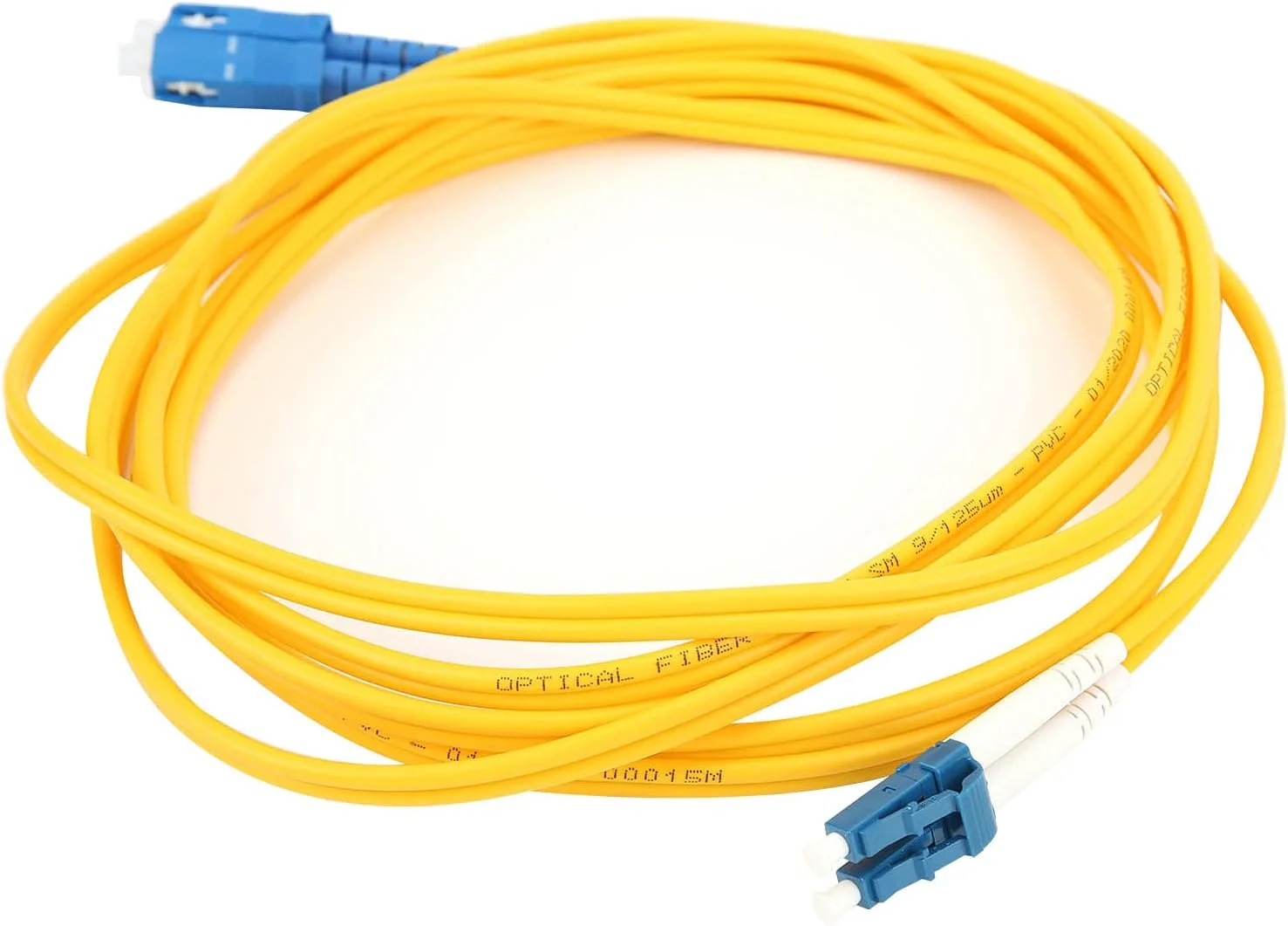 سیم رابط فیبر نوری PVC LC/UPC-SC/UPC کابل فیبر نوری سیم های اتصال فیبر نوری سیم کشی ارتباطی