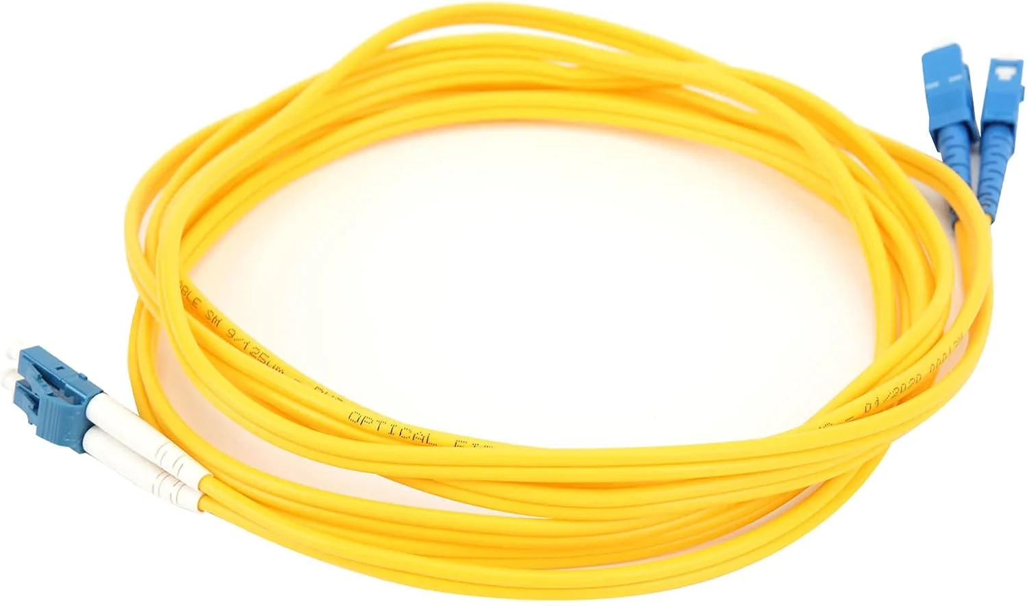 سیم فیبر نوری LC/UPC-SC/UPC-SM-DX-3.0-3 M-PVC برای ارتباطات فیبر نوری