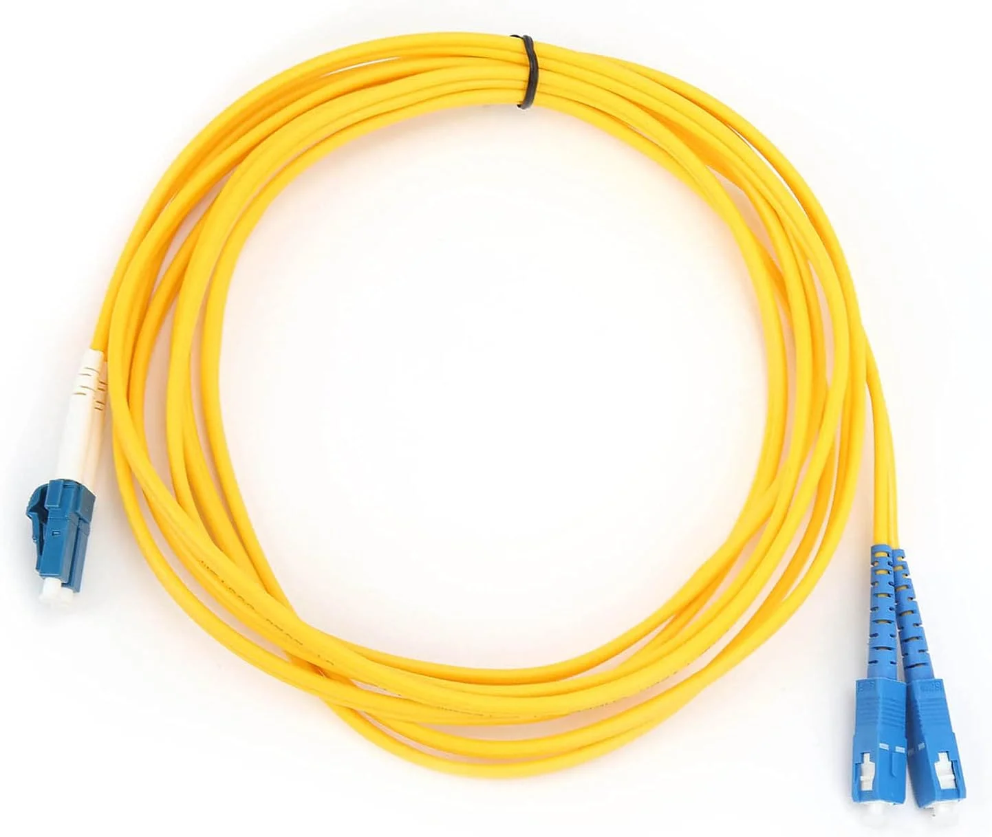 سیم فیبر نوری LC/UPC-SC/UPC-SM-DX-3.0-3 M-PVC برای ارتباطات فیبر نوری