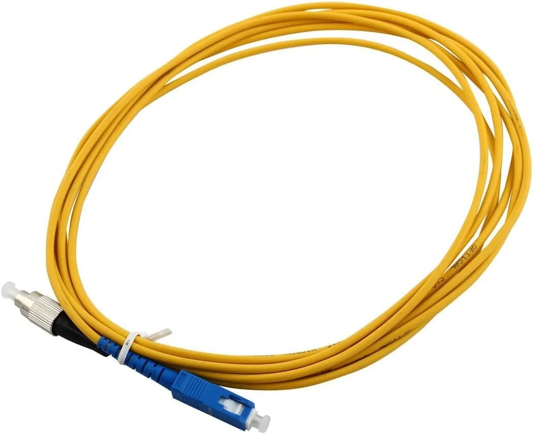کابل فیبر نوری سینگل مود FC/PC به SC/PC به طول 3 متر