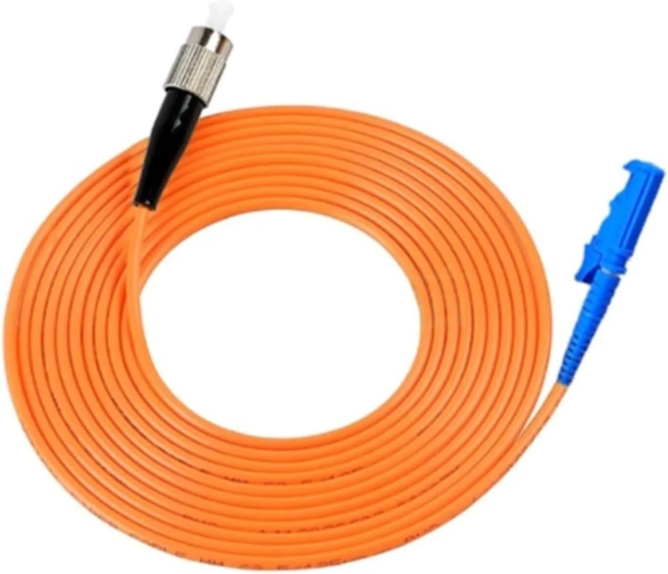 HAIZHI پچ کورد فیبر نوری OM2 1M-100M E2000 Simplex LC FC ST A MM 5-100 متری (3 متری 10 عددی, E2000A-ST OM2)