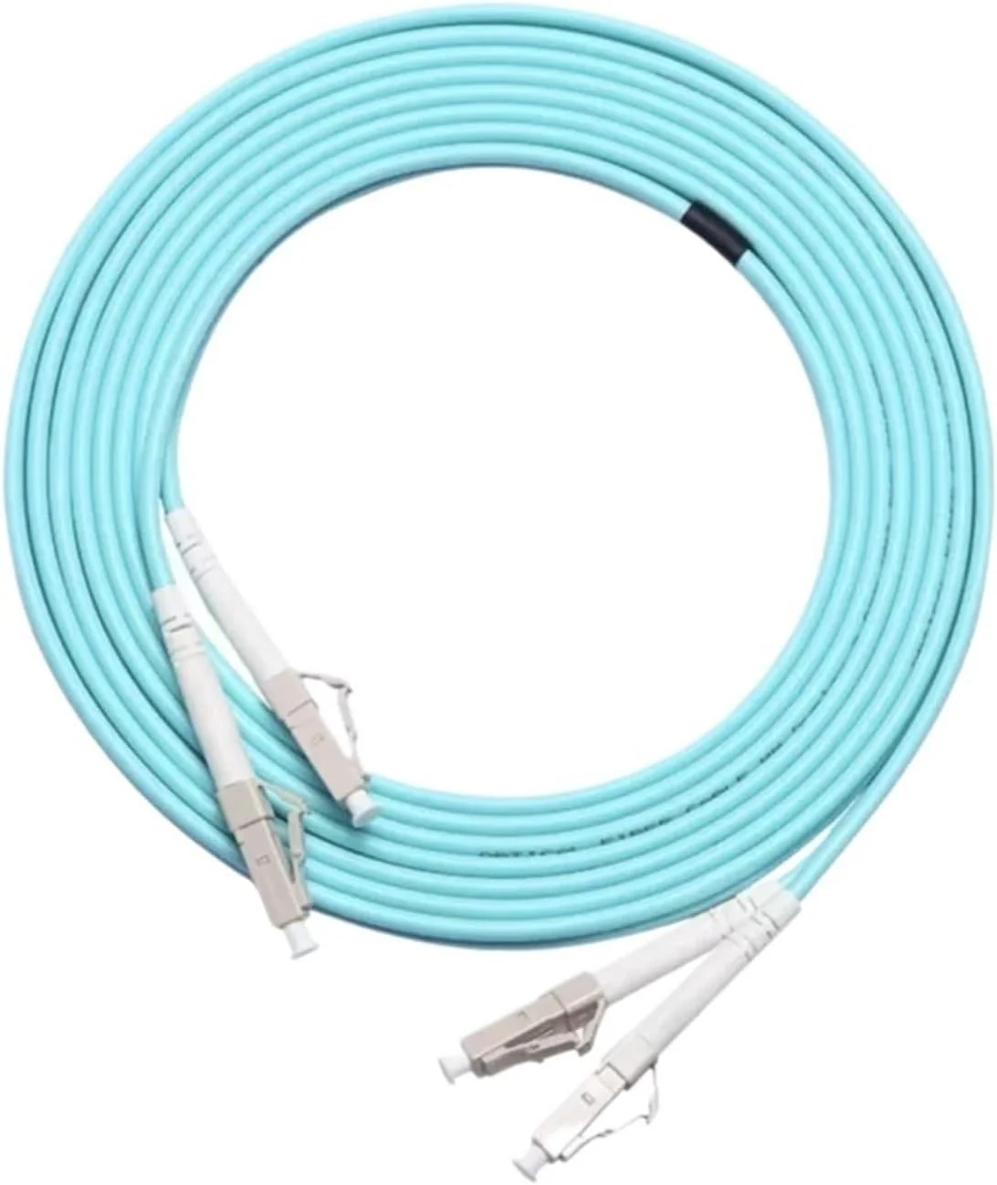 کابل فیبر نوری LC-LC OM3 دوبلکس 1-100 متری DX چند حالته 3mm2mm (100 متر 1 عدد OM4)