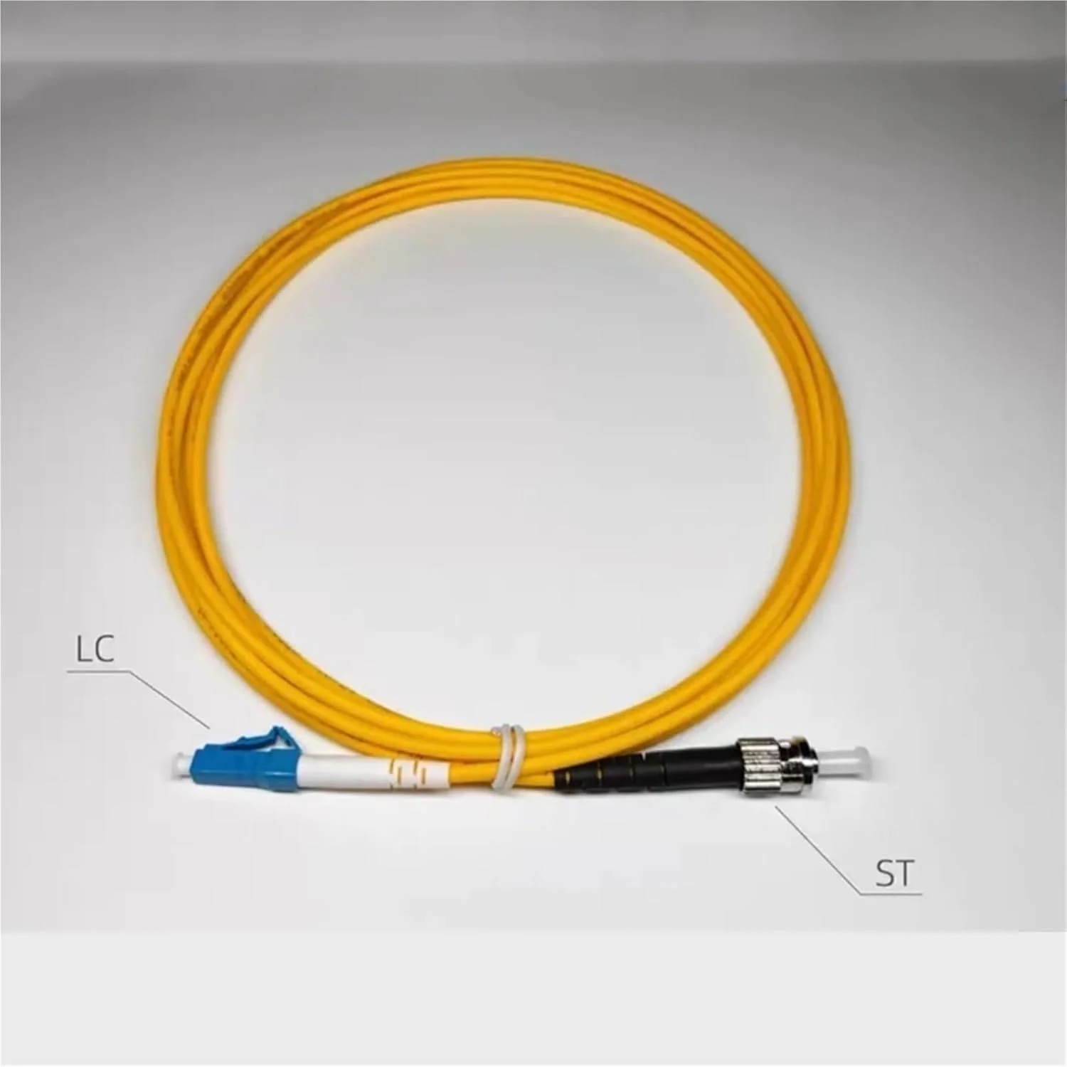 کابل فیبر نوری LC-ST سیمپلکس SM (سفارشی سازی بپرسید) 1 تا 100 متر