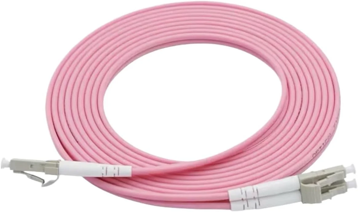 کابل فیبر نوری HAIZHI OM4، 1 تا 100 متر، دوبلکس، 0.2 متر، 0.5 متر، LC SC FC ST (50 متر، 1 عدد، SC-FC)