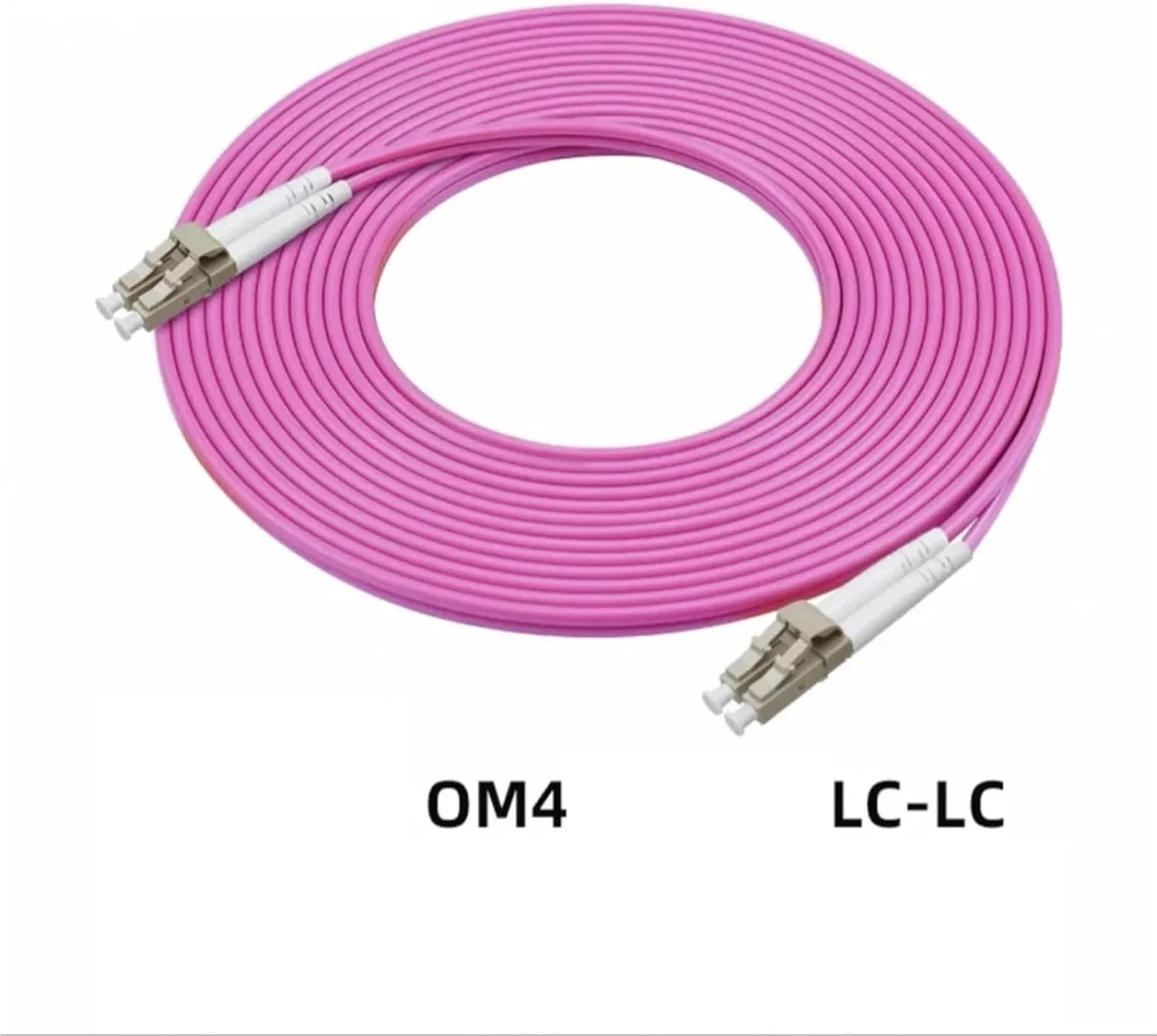 کابل فیبر نوری LC-LC OM4 داپلکس 1-100 متری LC (3 متری 10 عددی OM4)