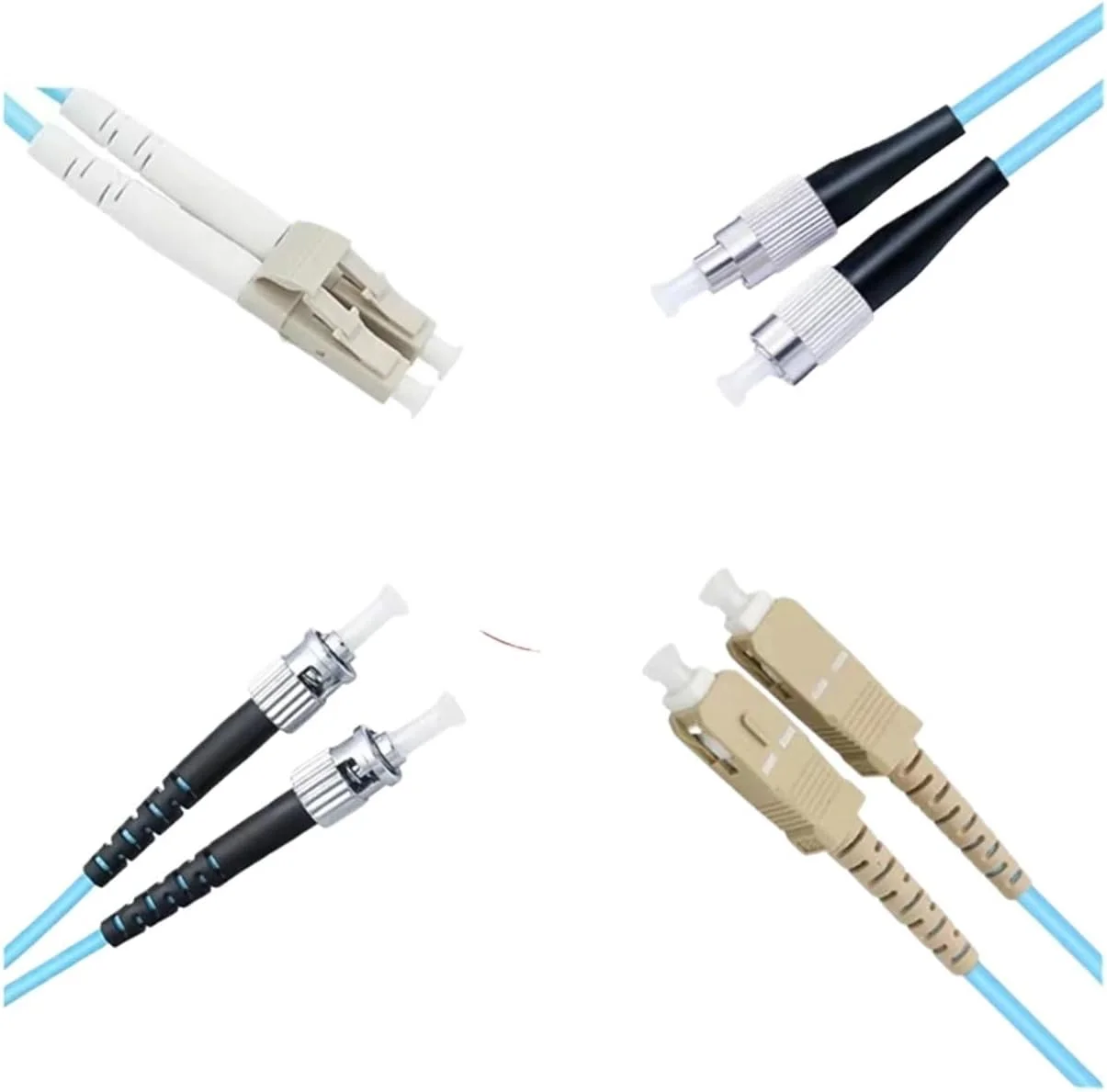 سیم رابط فیبر نوری SC LC FC ST OM3 دوبلکس 2.0mm 3.0mm (50 متر، ST-ST) سیم رابط فیبر نوری SC LC FC ST OM3 دوبلکس 2.0mm 3.0mm (50 متر، ST-ST)