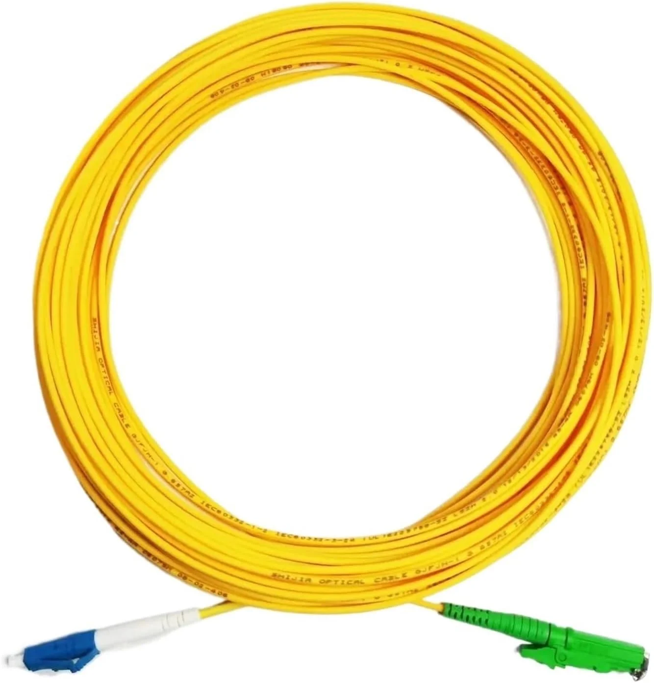 کابل فیبر نوری E2000/A-LC/A LC/UPC سینگل مود سیمپلکس 1-50 متری (E2000a-LCA 50m 1 عدد) کابل فیبر نوری E2000/A-LC/A LC/UPC سینگل مود سیمپلکس 1-50 متری (E2000a-LCA 50m 1 عدد)