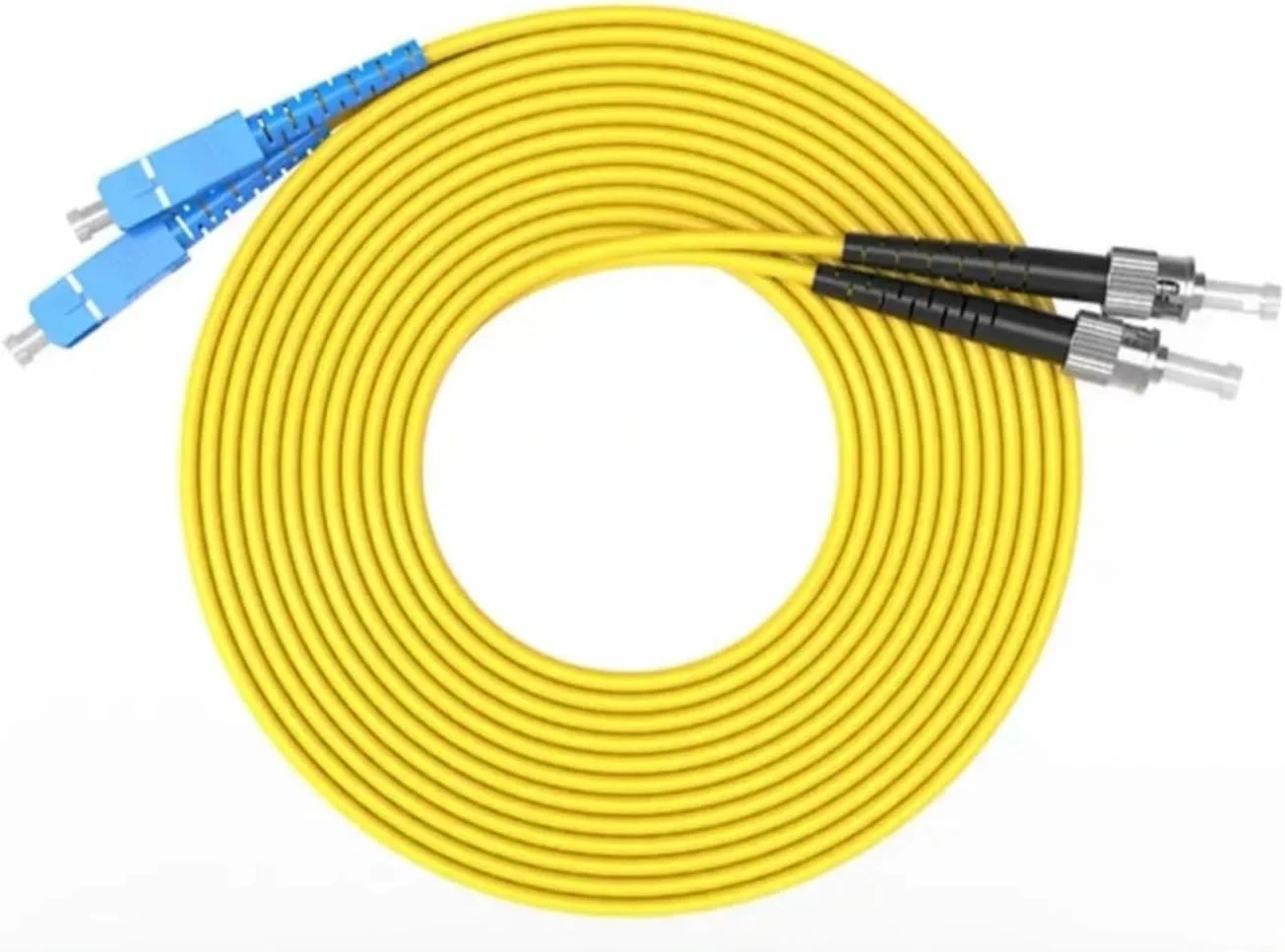 کابل فیبر نوری HAIZHI SC-ST سینگل مود داپلکس سینگل مود 10-100 متری 3 میلی متری 2 میلی متری (40 متر 1 عدد)