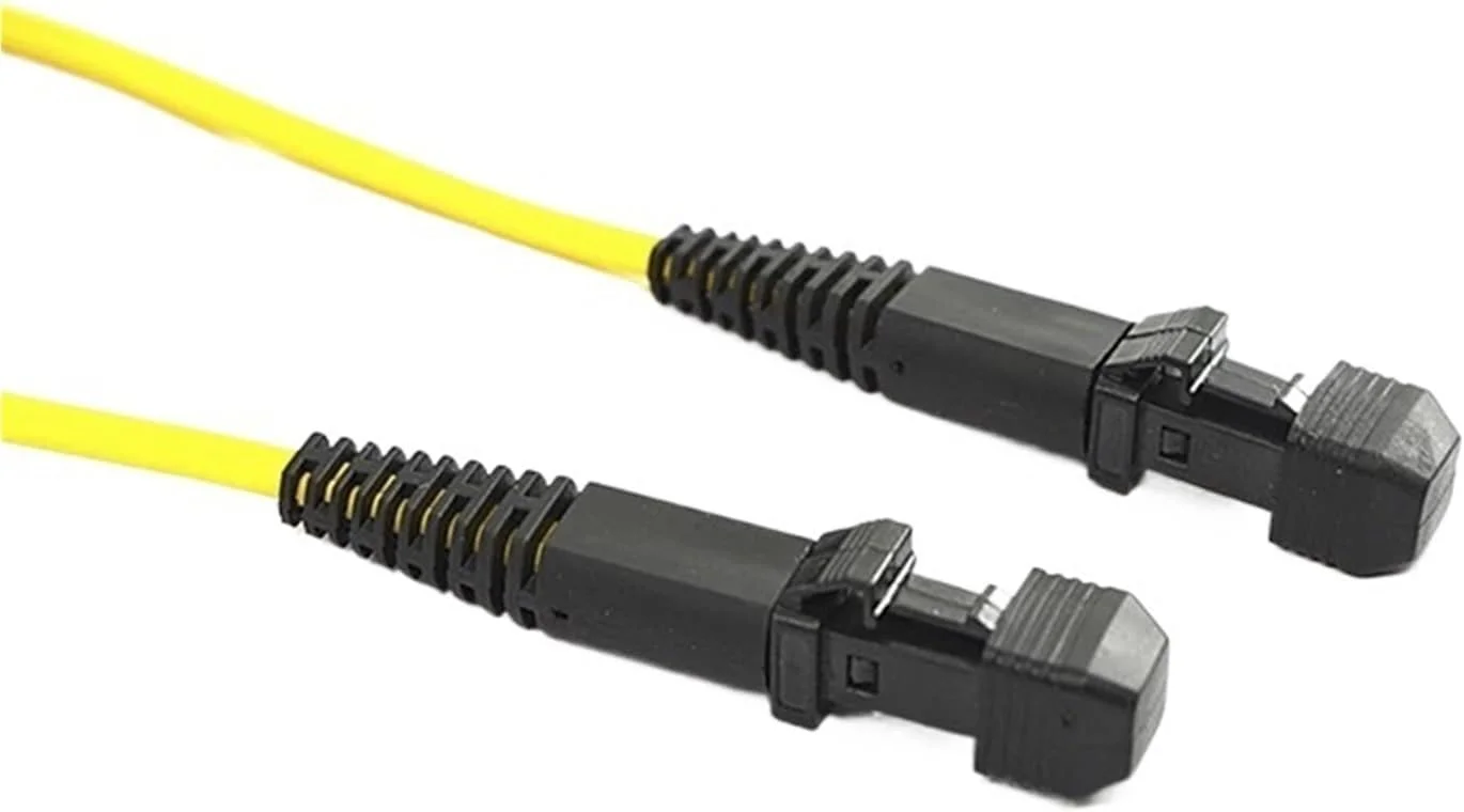 سیم رابط فیبر نوری SM MTRJ-MTRJ ماده دوبلکس 1 تا 100 متر تک حالته (5 متر 10 عدد)