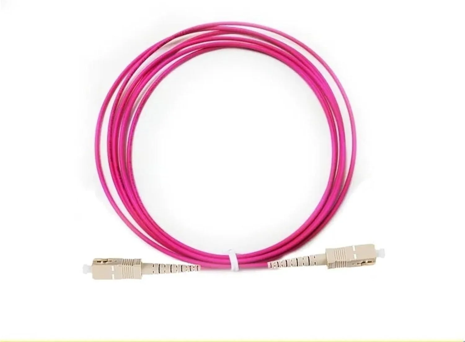 HAIZHI سیم فیبر نوری OM4 پرسرعت 5 متری، 10 عدد، سیم پچ FTTH سیمپلکس (LC-ST)