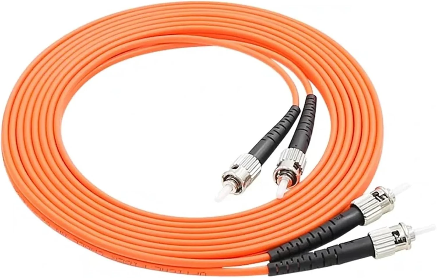 سیم رابط فیبر نوری دوتایی ST-ST OM1 OM2، ۱۰ عدد (7 متر، 62.5-125um)