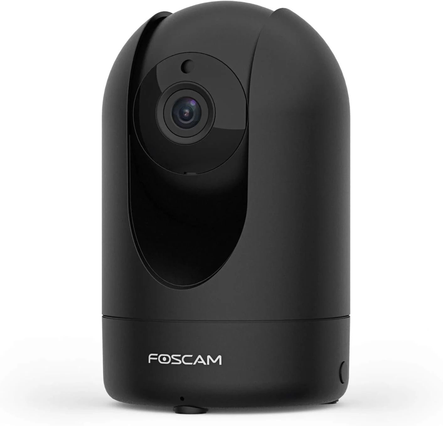 دوربین امنیتی خانگی سوپر اچ دی 4 مگاپیکسلی Foscam R4M - دوربین مداربسته داخلی وای فای دو بانده با قابلیت چرخش، تشخیص انسان با هوش مصنوعی، دید در شب، صدای دو طرفه، اسلات کارت SD - شامل فضای ابری رایگان - سازگار با الکسا
