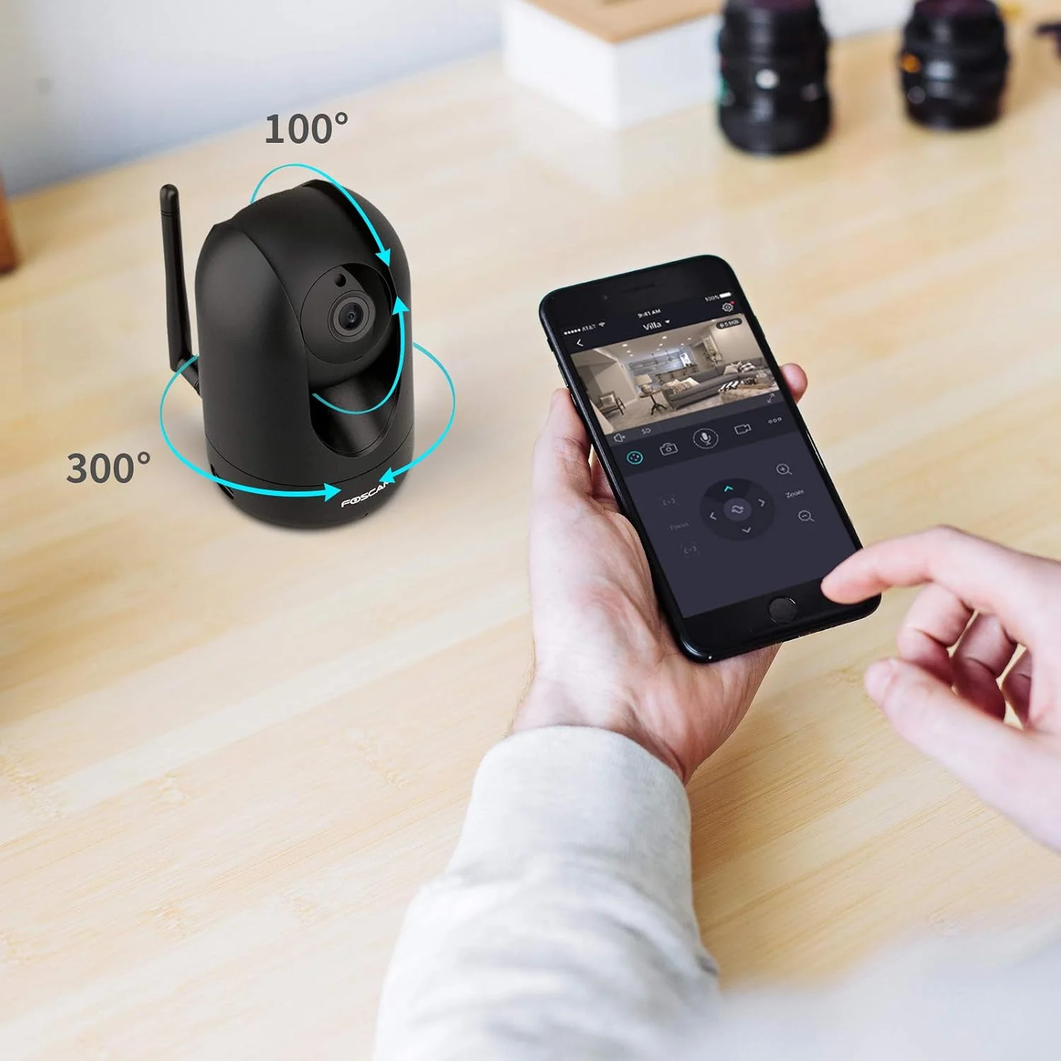 دوربین امنیتی خانگی سوپر اچ دی 4 مگاپیکسلی Foscam R4M - دوربین مداربسته داخلی وای فای دو بانده با قابلیت چرخش، تشخیص انسان با هوش مصنوعی، دید در شب، صدای دو طرفه، اسلات کارت SD - شامل فضای ابری رایگان - سازگار با الکسا دوربین امنیتی خانگی سوپر اچ دی 4 مگاپیکسلی Foscam R4M - دوربین مداربسته داخلی وای فای دو بانده با قابلیت چرخش، تشخیص انسان با هوش مصنوعی، دید در شب، صدای دو طرفه، اسلات کارت SD - شامل فضای ابری رایگان - سازگار با الکسا